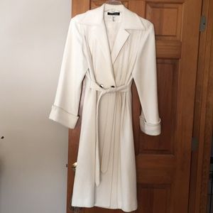 Anne Klein winter white coat